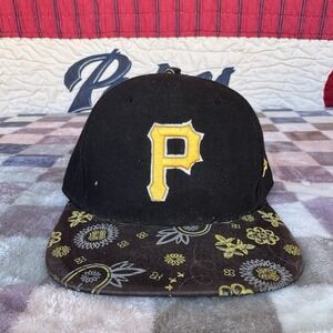 Pittsburgh Pirates Hat Snapback New Era 9Fifty Fancy Designer Brim